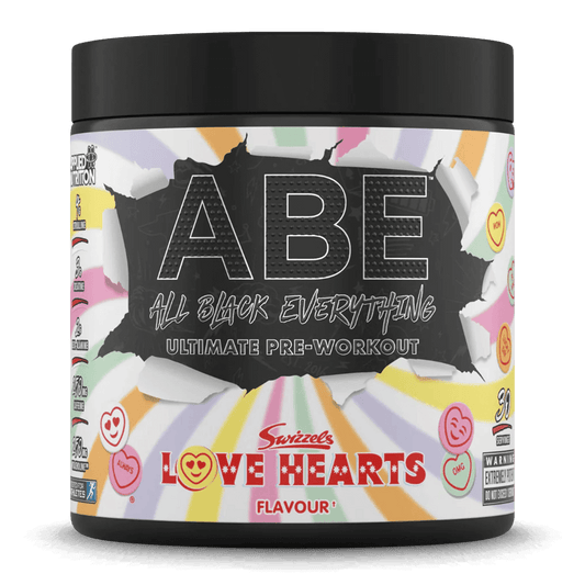 ABE All Black Everything Pre Workout Swizzels Love Hearts - 30 serv.