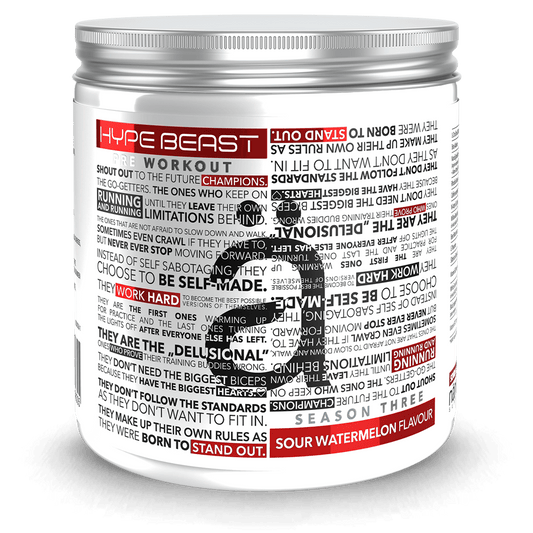 HypeBeast Pre-Workout Sour Watermelon - 320g.